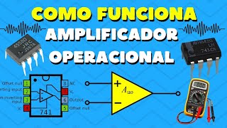 Amplificador Operacional Clase AB: Potencia y Eficiencia en Acción! Explicación Detallada op amp 741