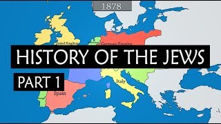 History of the Jews - Summary on a Map