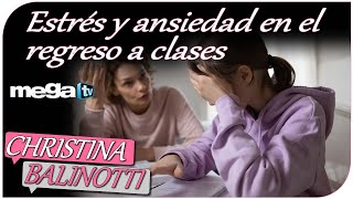 Estrés y ansiedad en el regreso a clases