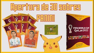 Álbum QATAR 2022 Panini - Abriendo 30 sobres + Jugadores sorpresa, COMPLETANDO el álbum