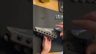 How to Install Locking Tuners on an Ibanez 7-String (Komrad20) #shorts