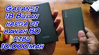 POWERBANK ACOME AP103 10.000mah MURAH BERGARANSI TAPI GAK MURAHAN