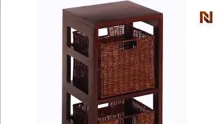 Winsome Leo 3pc Shelf and Baskets; One shelf, 2 cartons 92525