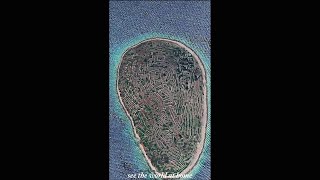 The fingerprints of the earth---there is a huge finger-shaped island in Croatia!#shorts