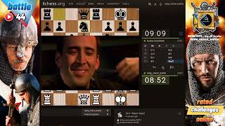 online rated challenges /Rapid 10+5/ Memes edition _ 2 battles in 1 video #checkmate #chess #lichess