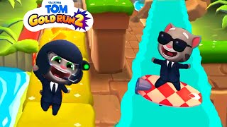 Agent Tom vs Raccoon Boss Talking Tom Gold Run– Full Screen Walkthrough Gameplay