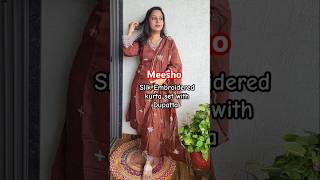 Meesho kurta set with Dupatta #meeshokurtihaul #meesho #shortsfeed #amazonkurti #kurtaset #ytshorts