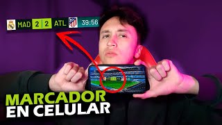 ⚽ COMO PONER MARCADOR DE FUTBOL EN CELULAR, TRANSMITE DESDE TU CELULAR