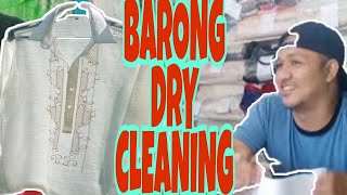 PAANO MAG WET CLEAN NG BARONG|| WET CLEANING STEP BY STEP||DAZ ZAP