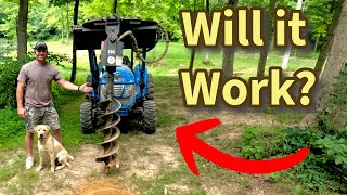 Skid Steer Auger On A Tractor?