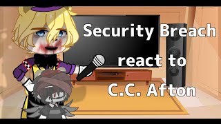 [FNaF] Security Breach react to C.C. Afton | ENG¦RUS