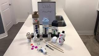 Active at Home - Snowman Craft