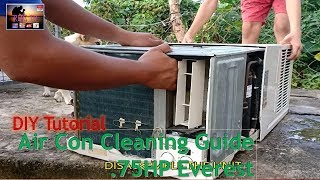 Air Con CLEANING GUIDE - Everest .75 hp/ English/ DIY Tutorial