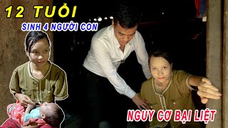 CỰC SỐC! Bé Gái 12 Tuổi Lấy Chồng, Sinh 4 Người Con Có Nguy Cơ Bị Bại Liệt Khiến Đạt Đến Rồi Lo Lắng