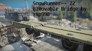 SnowRunner-- Z2 B1Movable Bridge by zxp990