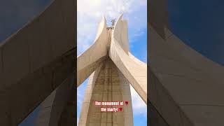 The martyr monument Algiers 🇩🇿🌹🌹🌹🌹🌹🌹🌹🌹🌹