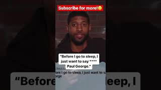 Paul George MEAN TWEET #60…😮🤣 #shorts #nba