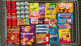 СБОРНИК A Lot of Candy ASMR / Coca-cola, Fanta, Milka, Snickers, Mentos, Toffifee, Lay's, M&M's