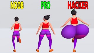 Twerk Race 3D - NOOB VS PRO VS HACKER