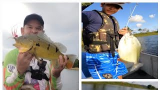 Pescaria de tucunare e peixe cd na Barragem de Santa Helena BA. Pesca em Familia