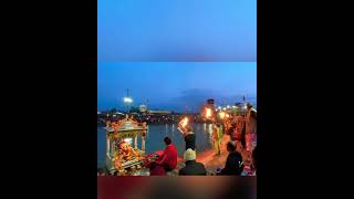 Ganga aarti in Haridwar, Uttarakhand #india #shorts