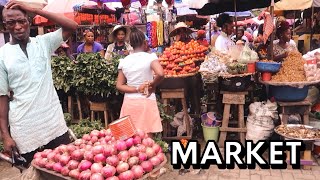 AFRICAN MARKETPLACE SHOPPING | Ajah Market Lagos, Nigeria | Nigerian Pidgin English