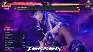 TEKKEN 8 | Reina Mishima Complete Movelist with Frame Data (Launch Version)