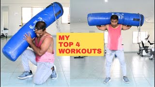 My Top 4 Workouts, Best Exercises for Strength💪🏽💯