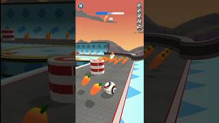 Carrot run gameplay || Rolling ball sky escape #shorts #goingballs #youtubeshorts #shots