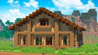 Большой дом в Майнкрафт - Как построить? Скачать карту Minecraft