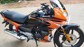 Hero Karizma R Orange and Black Special Edition Modification.