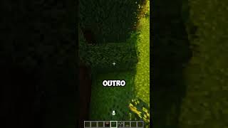 Decoração de Árvore caída #minecraft #shorts