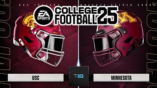 USC vs Minnesota EA College Football 25 | 2024 Season Simulation | 5-Minute Quarters, No Commentary