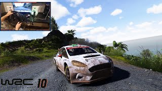 Ford Fiesta Rally2 | WRC 10 Rally New Zealand | Thrustmaster T300RS GT Gameplay