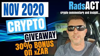 #CryptoGiveaway Nov 2020. R 3 200.00 of free crypto up for grabs all you have to do is comment...