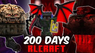 I Survived 200 Days in RLCRAFT v2.9.3 Here's What Happened . . .