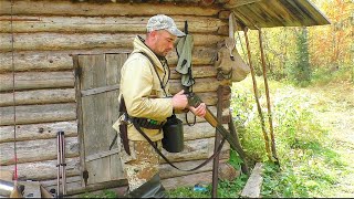 ЗДЕСЬ МОШКИ ХОТЬ СОЛИ / ЛОВИМ ХАРИУСА В МИНИ РЕЧКЕ / ЖИВЁМ С ДЯДЕЙ В ТАЙГЕ ГЛУХОЙ. ОСЕННЯЯ РЫБАЛКА.