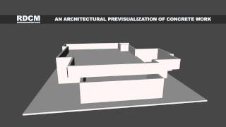 Architechtural Previsualization fly around 1 minute concrete work first look.mp4