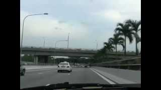 High Speed Singapore Taxi Ride