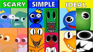 Paranoide meme Scary Simple Ideal SSI [Rainbow friends], |Roblox animation|