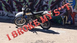 Wrecked my bike + Broken Bones!