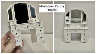 Miniature Vanity Tutorial