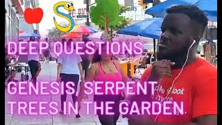 DEEP QUESTIONS Genesis, the Serpent, Trees in the garden 📖🐍 🌳🌴 #Genesis #bible #christian