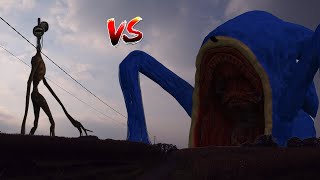 Siren Head VS Sonic Sea Eater