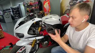 ПОДГОТОВКА МОЕГО СПОРТБАЙКА Yamaha YZF-R1 2009 К 2021 СЕЗОНУ! / НАЧАЛО ПОЛОЖЕНО! / ЗАМЕНА ПАУКА