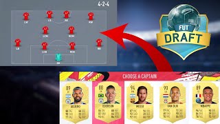 FUT DRAFT CAREER MODE CHALLANGE! PACYBITS 20 and FIFA 20 Career Mode