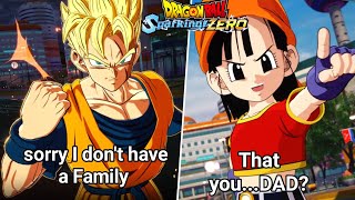 Dragon ball Sparking ZERO Sad unique interactions Hit Hard