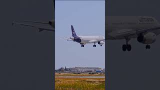 Lufthansa A321 Arriving Runway 22 at Larnaca Airport