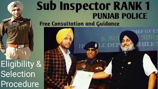 Punjab Police Sub Inspector|Eligibility Criteria and Selection Procedure|Target2021|JS Bhullar Vlogs