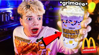 NIGDY NIE RÓB WŁASNEGO GRIMACE SHAKE z MCDONALD'S o 3 w nocy.. (STRASZNE!)